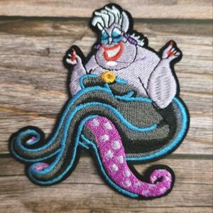 Ursula The Little Mermaid Disney Villian 90'S Embroidered Iron on Patch